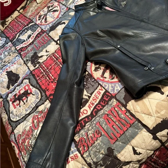 Harley-Davidson Ladies leather jacket size large - Picture 10 of 10